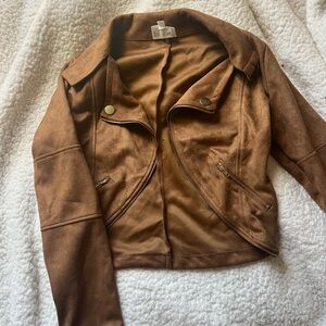 Suede Brown Jacket !